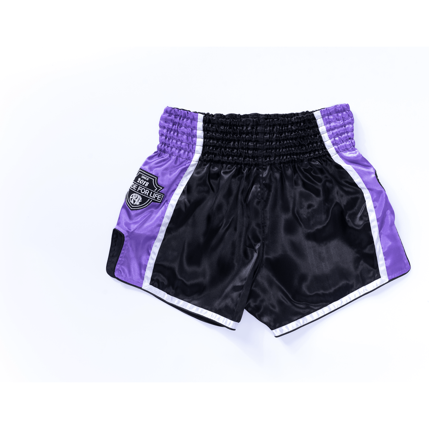 PRYDE Muay Thai Shorts - Fall Black & Purple - Muay Thailand