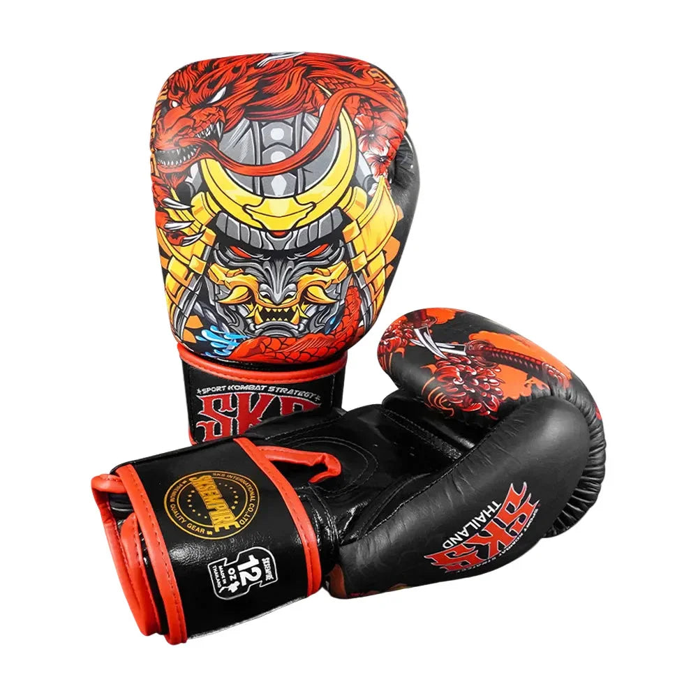 SKS Empire Microfiber Muay Thai Gloves - Inferno - Muay Thailand