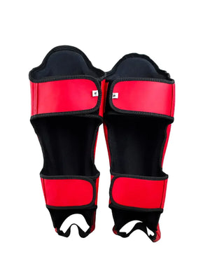 SKS Empire Microfiber Shin Pads - Red - Muay Thailand