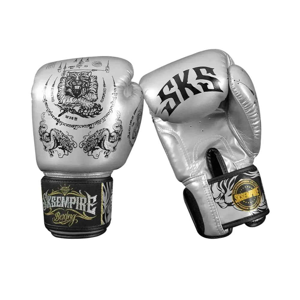 SKS Empire Muay Thai Gloves - Sakyant Metallic - Muay Thailand