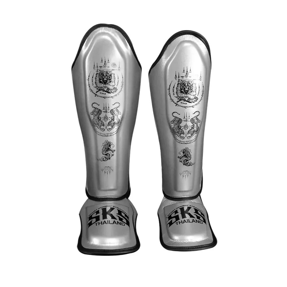 SKS Empire Shin Guards - Sakyant Metallic - Muay Thailand