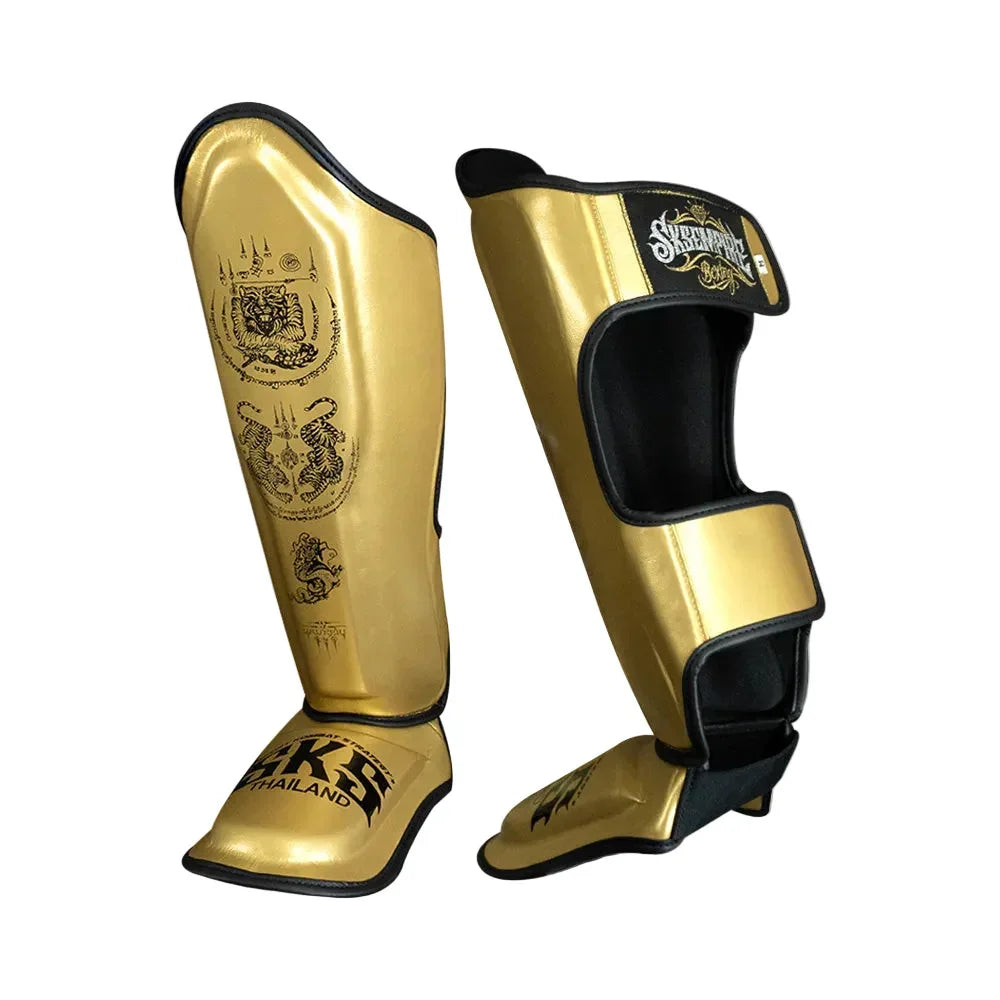 SKS Empire Shin Guards - Sakyant Metallic - Muay Thailand