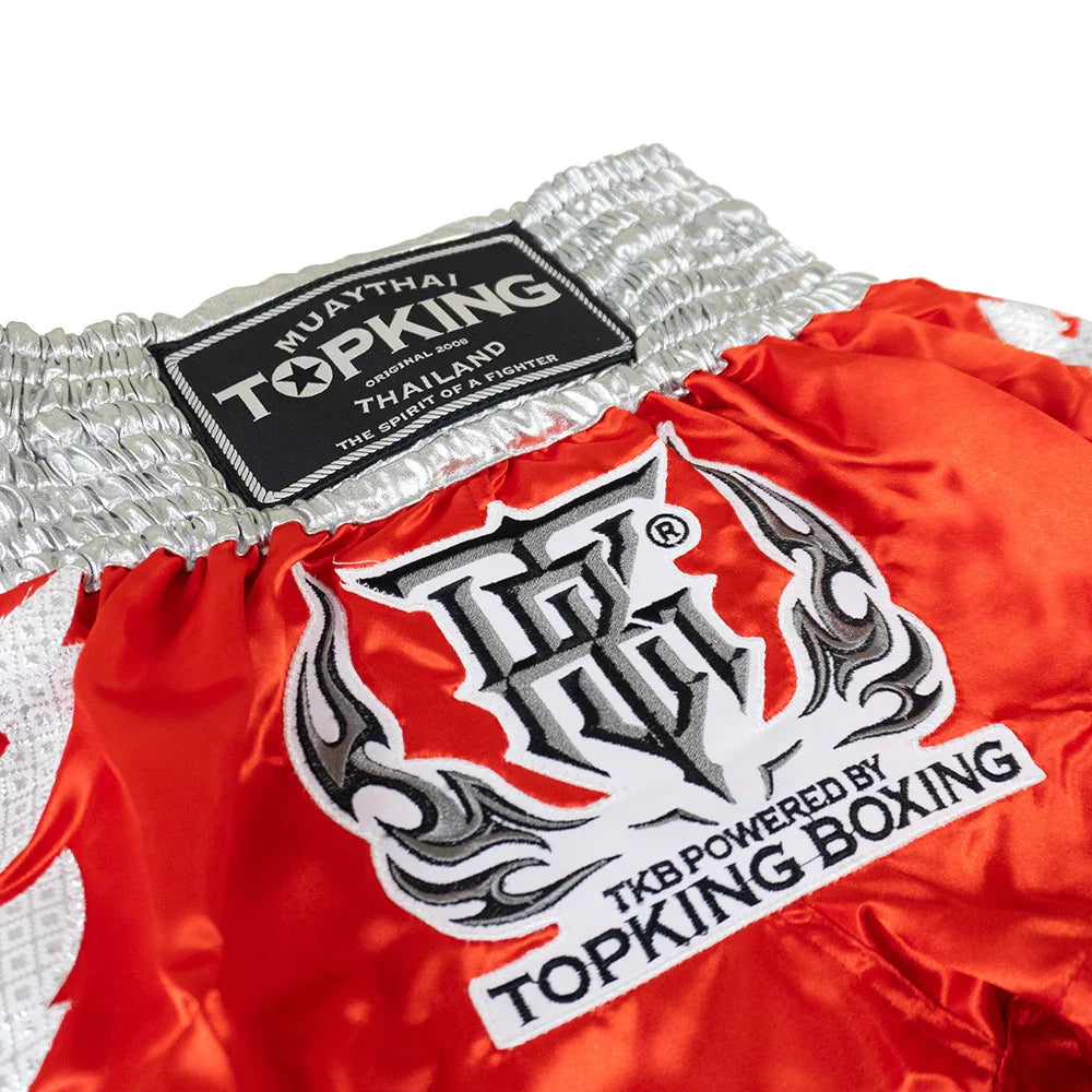 Top King Muay Thai Shorts - Imperial Red (TKTBS-236) - Muay Thailand