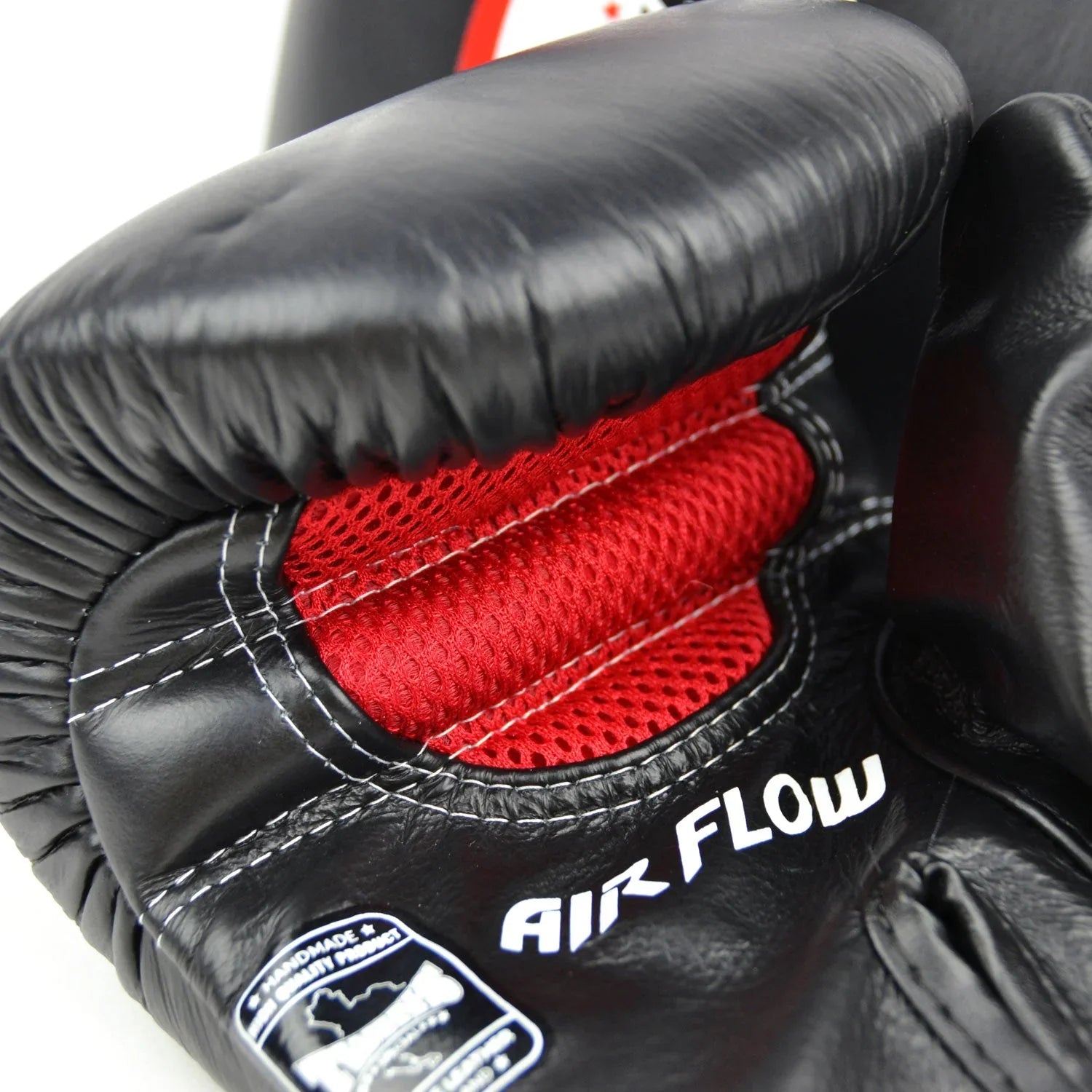 Twins Special Air Flow Bag Gloves - Black & Red (TBGLA1F) - Muay Thailand