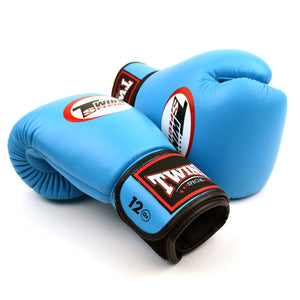 Twins Special BGVL4 Boxing Gloves - Light Blue - Muay Thailand