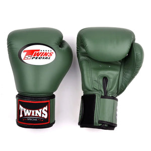 Twins Special BGVL4 Boxing Gloves - Olive - Muay Thailand