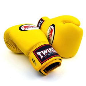 Twins Special BGVL4 Boxing Gloves - Yellow - Muay Thailand
