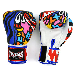 Twins Special Boxing Gloves - Abstract (FBGVL4-62) - Muay Thailand
