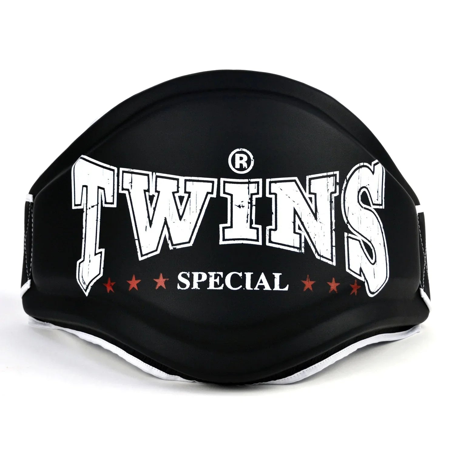 Twins Special Microfibre Belly Pad - Black & White (BEPS4) - Muay Thailand