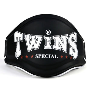 Twins Special Microfibre Belly Pad - Black & White (BEPS4) - Muay Thailand