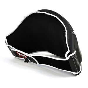 Twins Special Microfibre Belly Pad - Black & White (BEPS4) - Muay Thailand