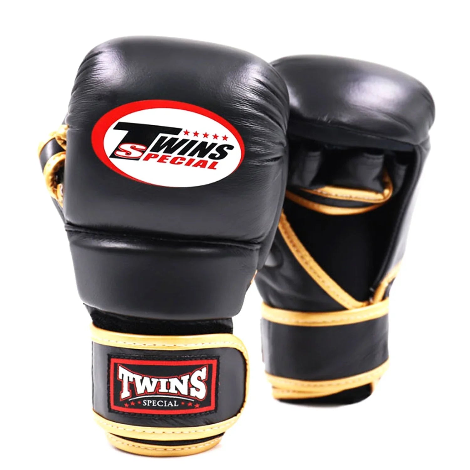 Twins Special MMA Sparring Gloves - Black & Gold (GGL14) - Muay Thailand