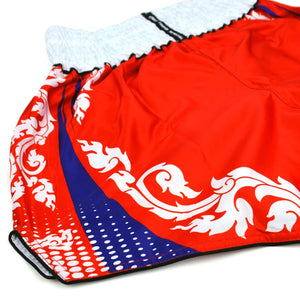 Twins Special Muay Thai Shorts - Laithai Red - Muay Thailand