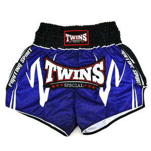 Twins Special Muay Thai Shorts - Rusty Blue - Muay Thailand