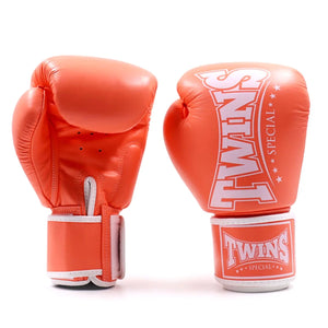 Twins Special Pastel Boxing Gloves - Tangerine (BGVL4P) - Muay Thailand