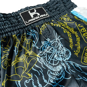 Urban Kru Muay Thai Shorts - Primal Ink - Muay Thailand