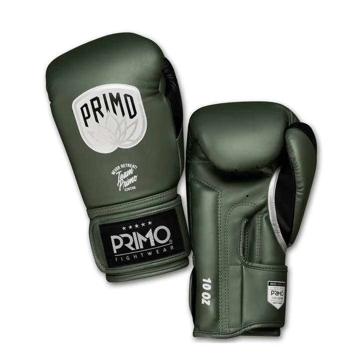 Primo Muay Thai Gloves - Defender 2.0 Army Green - Muay Thailand