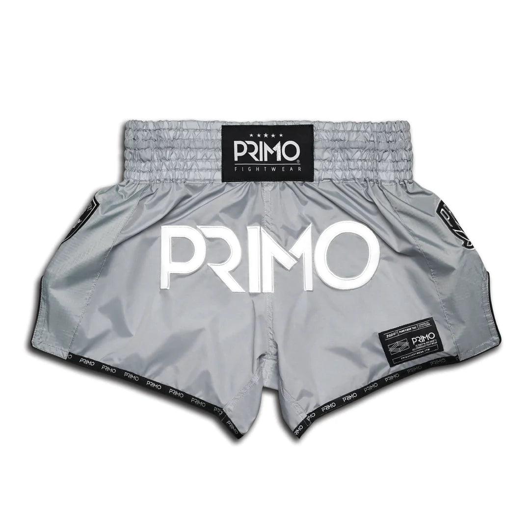Primo Super-Nylon Muay Thai Shorts - Hammerhead Grey - Muay Thailand