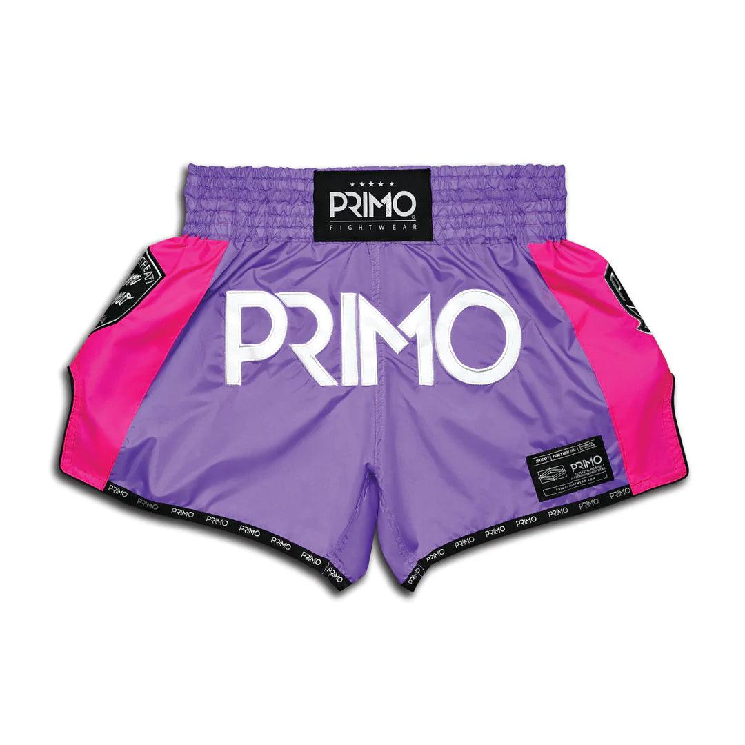 Primo Super-Nylon Muay Thai Shorts - Purple Rain - Muay Thailand
