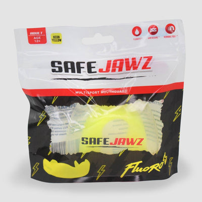 SAFEJAWZ Intro Series Mouthguard - Fluro Yellow - Muay Thailand