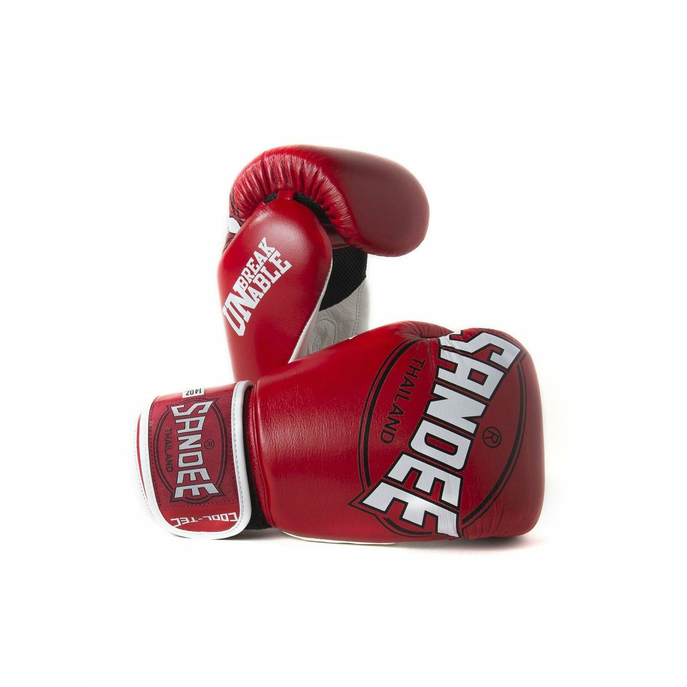 Sandee Cool-Tec Gloves - Red/White/Black - Muay Thailand