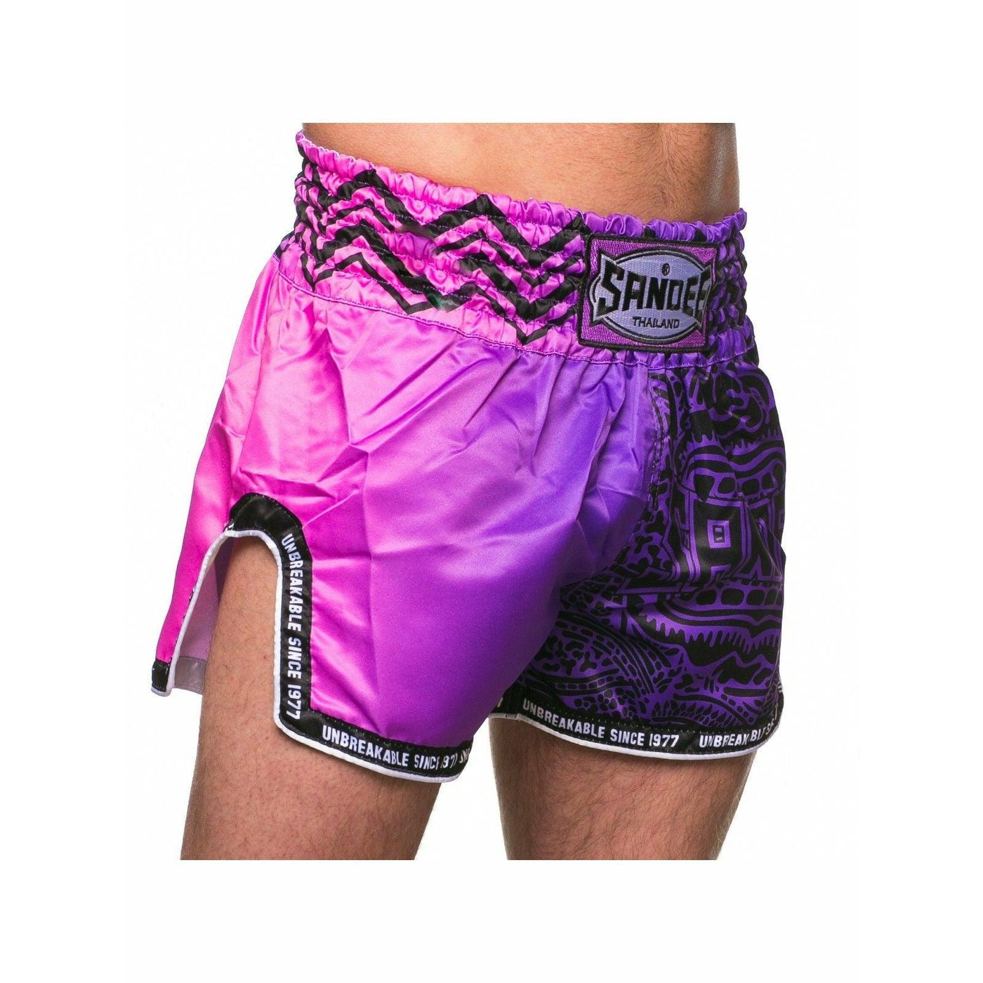 Sandee Muay Thai Shorts - Warrior Purple & Pink - Muay Thailand