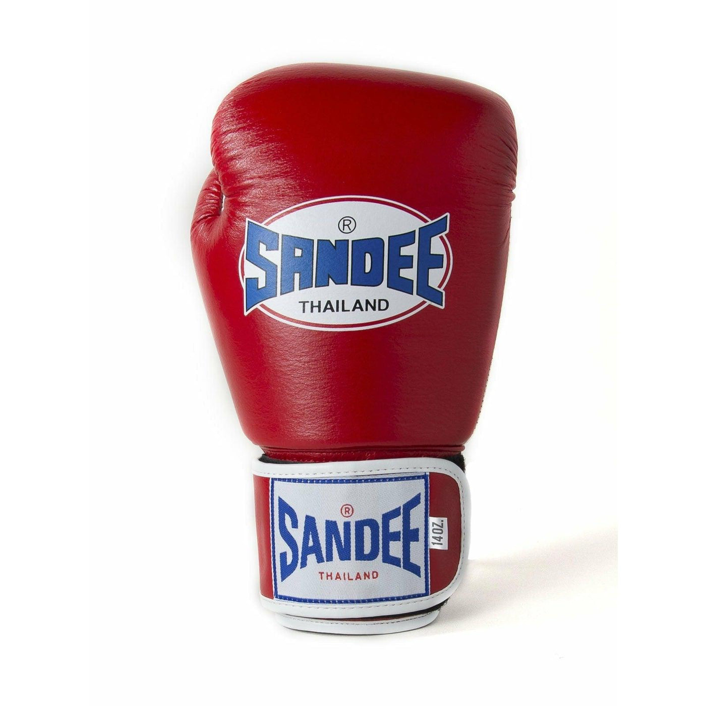 Sandee Two-Tone Gloves - Red/White - Muay Thailand